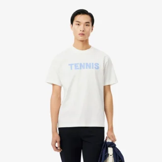 T-shirt i tryckt bomull T-shirt i tryckt bomull