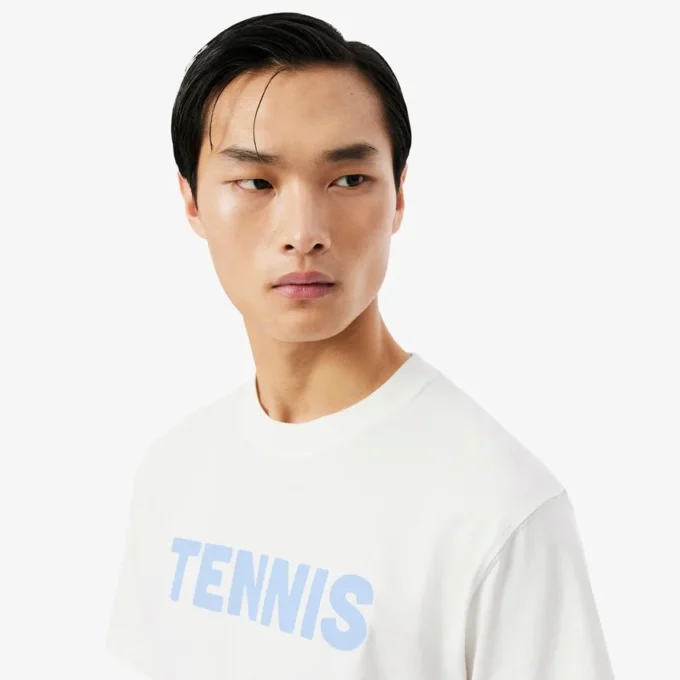 T-shirt i tryckt bomull T-shirt i tryckt bomull