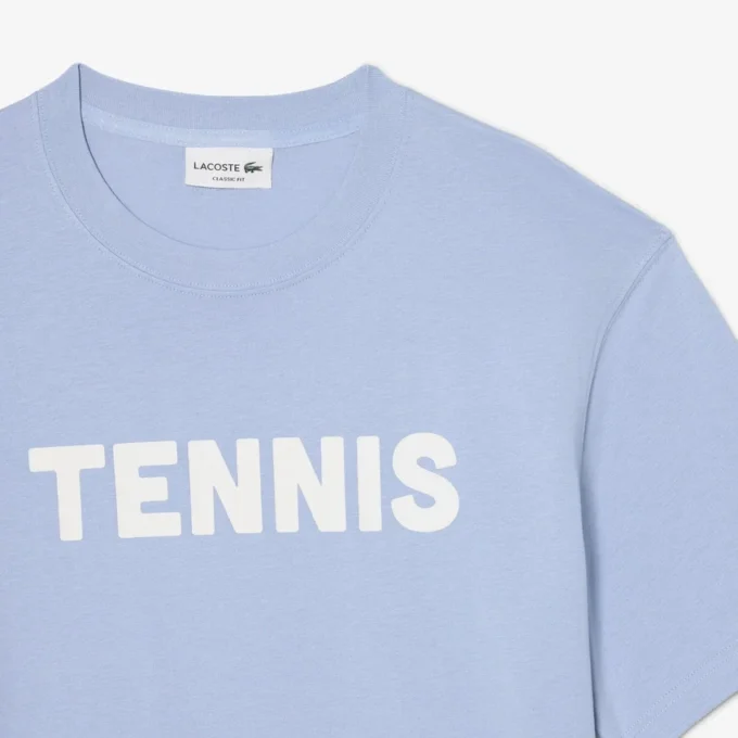 T-shirt i tryckt bomull