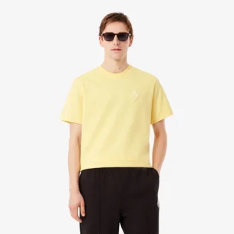 T-shirt med klassisk passform och stor logotyp