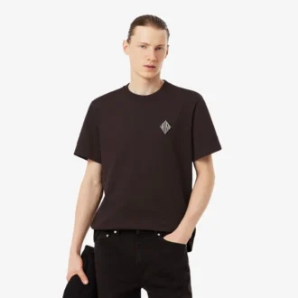 T-shirt med klassisk passform och stor logotyp