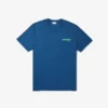 T-shirt med tvättad effekt och tryck – Plus size – Tall