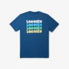 T-shirt med tvättad effekt och tryck – Plus size – Tall