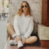 Tennis Heritage Polo Collar Sweatshirt Tennis Heritage Polo Collar Sweatshirt
