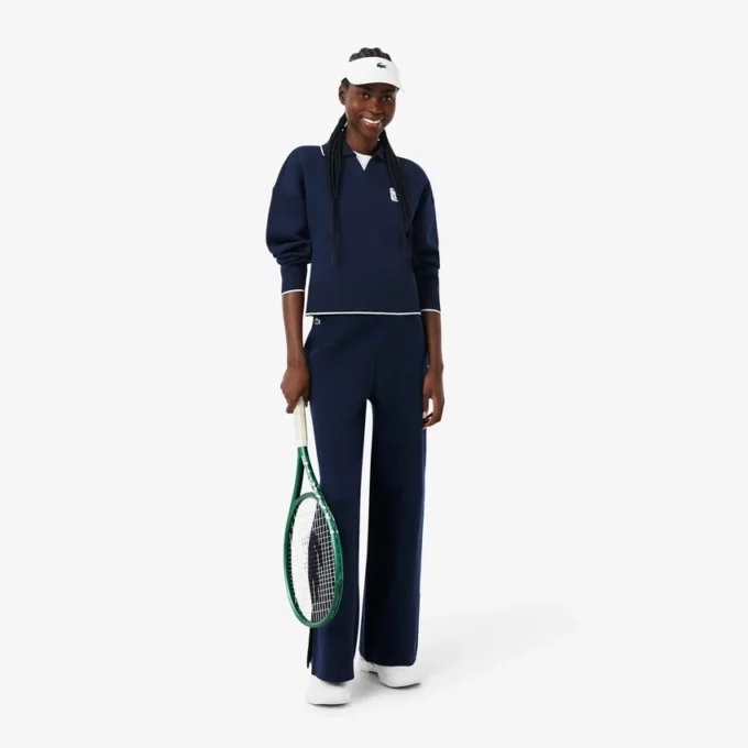 Tennis Heritage Polo Collar Sweatshirt Tennis Heritage Polo Collar Sweatshirt