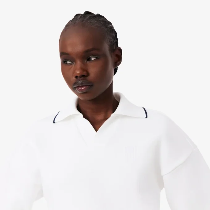 Tennis Heritage Polo Collar Sweatshirt Tennis Heritage Polo Collar Sweatshirt