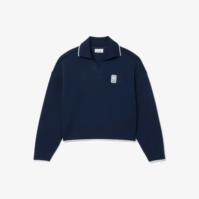 Tennis Heritage Polo Collar Sweatshirt Tennis Heritage Polo Collar Sweatshirt