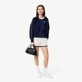 Tennis Heritage stretchpiqué-shorts för dam