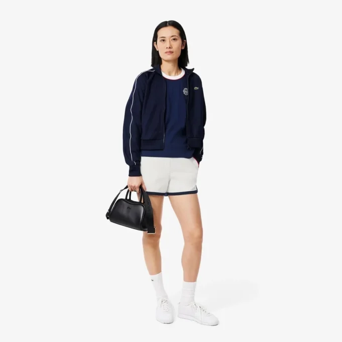 Tennis Heritage stretchpiqué-shorts för dam