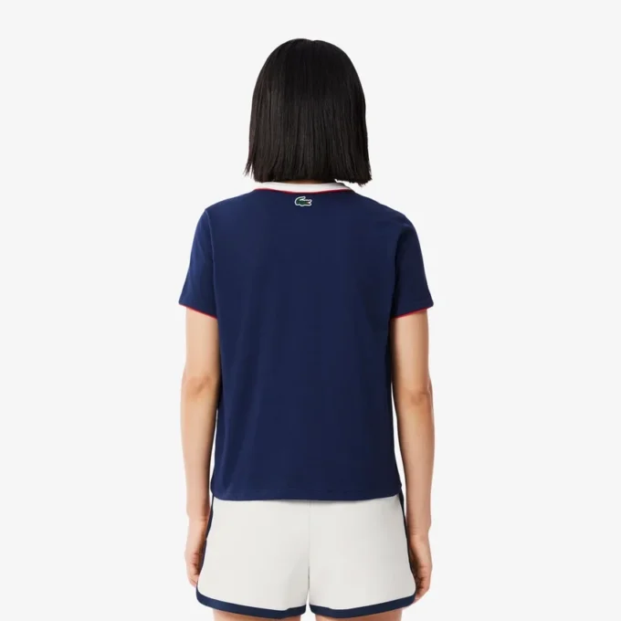 Tennis Heritage stretchpiqué-shorts för dam