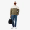 Tennis-Sweatshirt med dragkedja och färgblock för herr Tennis-Sweatshirt med dragkedja och färgblock för herr