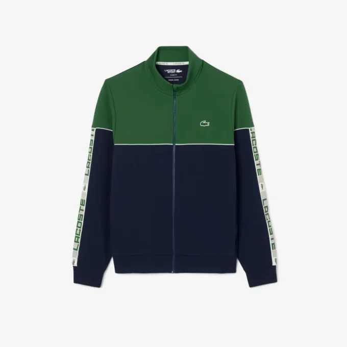 Tennis-Sweatshirt med dragkedja och färgblock för herr Tennis-Sweatshirt med dragkedja och färgblock för herr