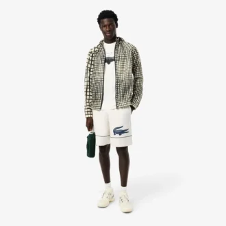 Tennisshorts med tryck för herr