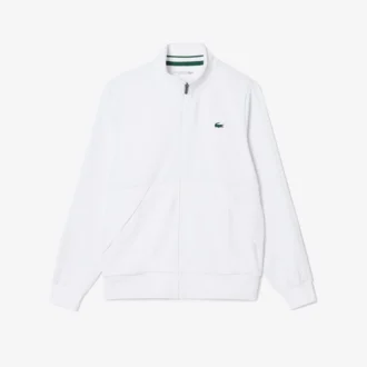 Tennissweatshirt med dragkedja för herr