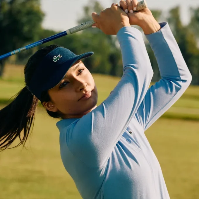 Termoreglerande golfpolo med UV-skydd för dam Termoreglerande golfpolo med UV-skydd för dam