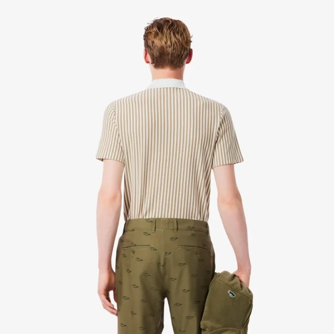 Termoreglerande randiga golfpikétröjor för herr Termoreglerande randiga golfpikétröjor för herr