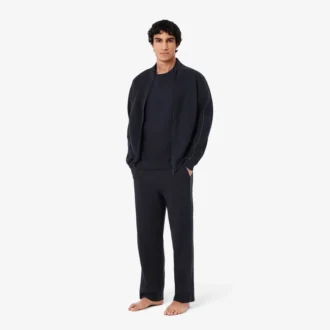 Texturerad lounget-shirt för herr