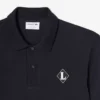 Tillverkad i Frankrike Pikétröja med klassisk passform och emblem