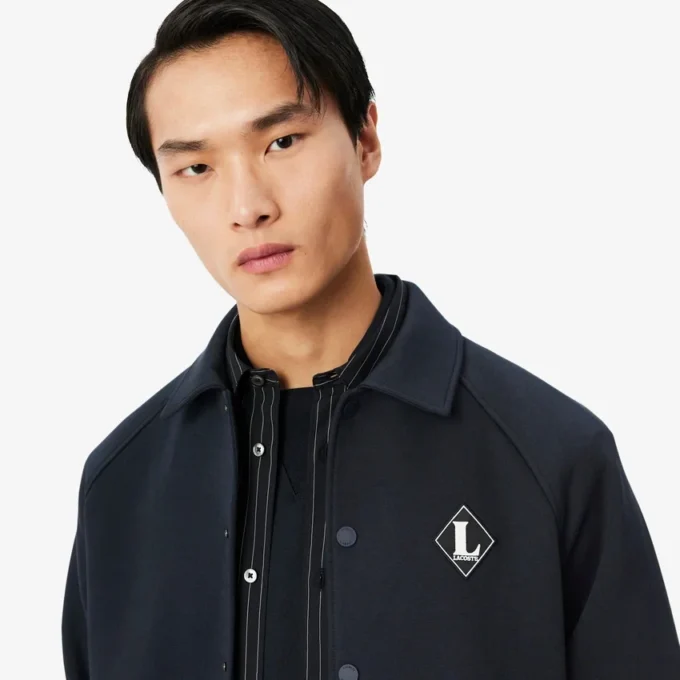 Tillverkad i Frankrike Retro-jacka med emblem