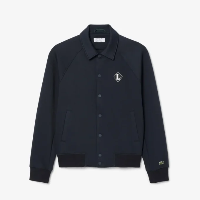 Tillverkad i Frankrike Retro-jacka med emblem