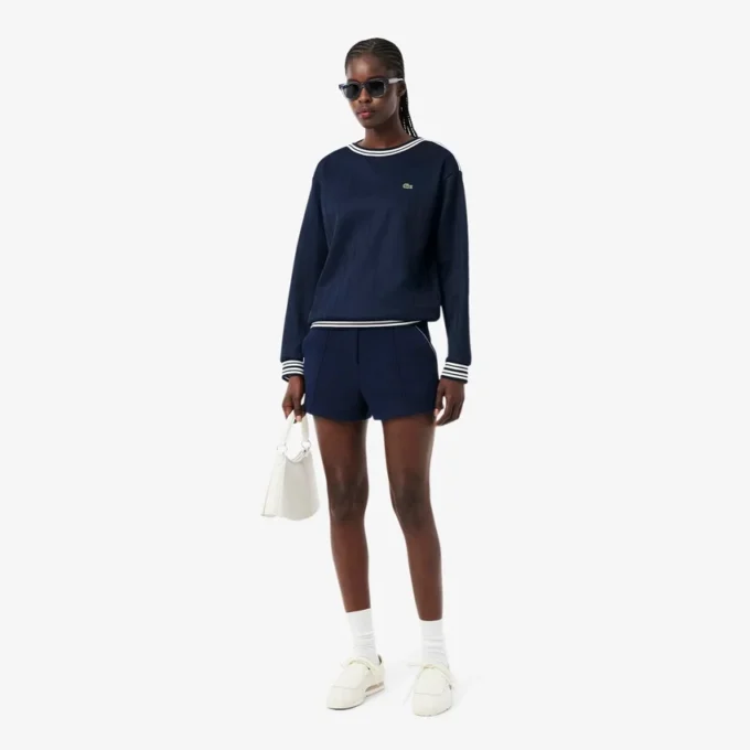 Tillverkad i Frankrike, sweatshirt med båthals Tillverkad i Frankrike, sweatshirt med båthals