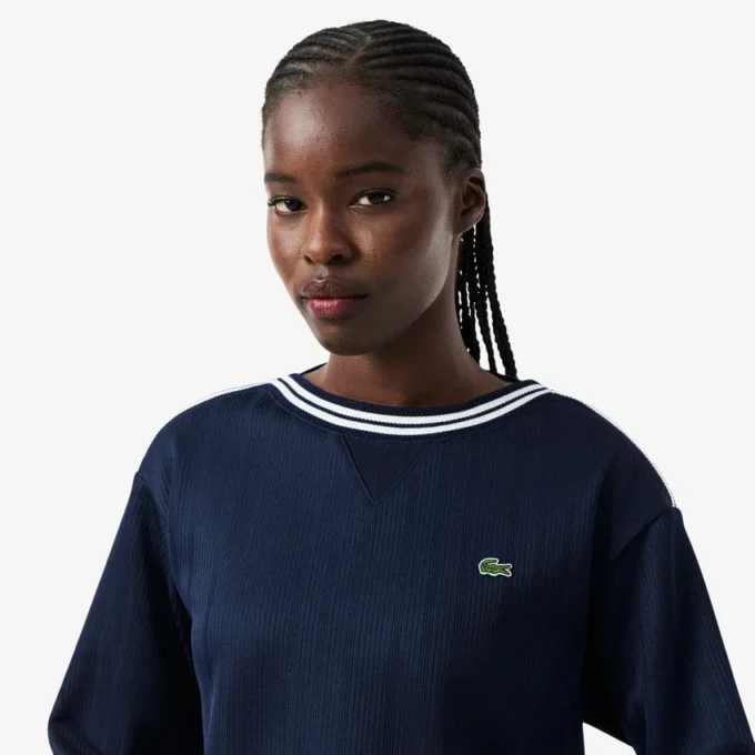 Tillverkad i Frankrike, sweatshirt med båthals Tillverkad i Frankrike, sweatshirt med båthals