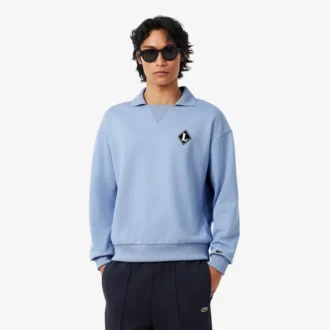 Tillverkad i Frankrike Sweatshirt med polokrage