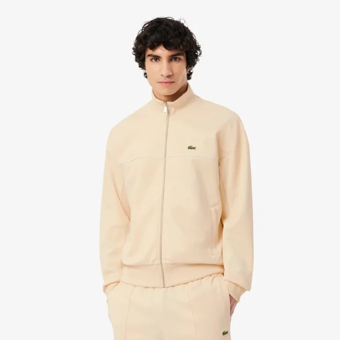 Trim Accent Sweatshirt med dragkedja Trim Accent Sweatshirt med dragkedja