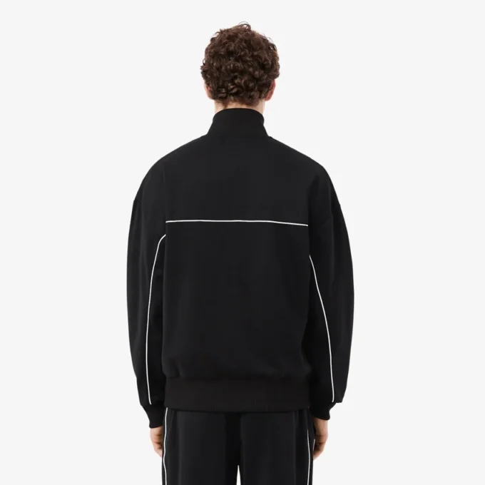 Trim Accent Sweatshirt med dragkedja Trim Accent Sweatshirt med dragkedja