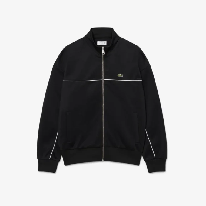 Trim Accent Sweatshirt med dragkedja Trim Accent Sweatshirt med dragkedja