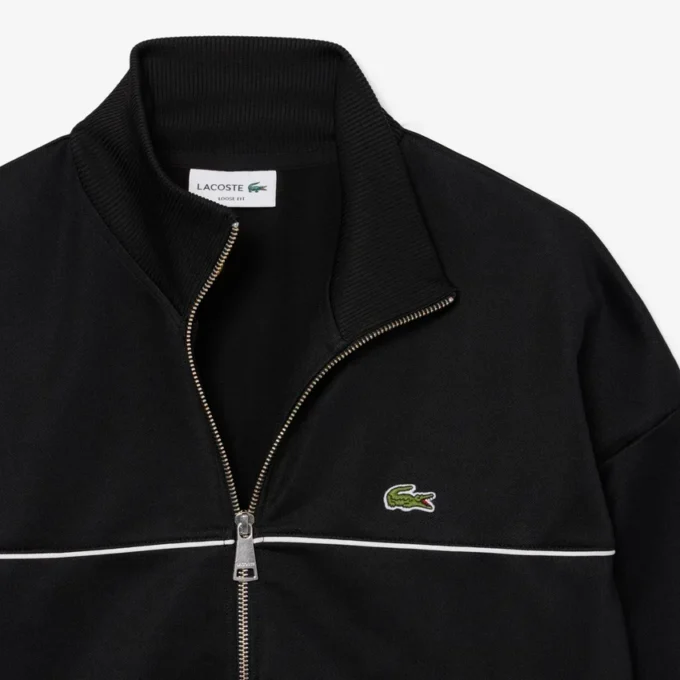 Trim Accent Sweatshirt med dragkedja Trim Accent Sweatshirt med dragkedja
