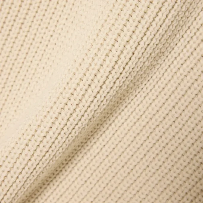 Tröja med polokrage i pärlribb och badge-detalj Tröja med polokrage i pärlribb och badge-detalj
