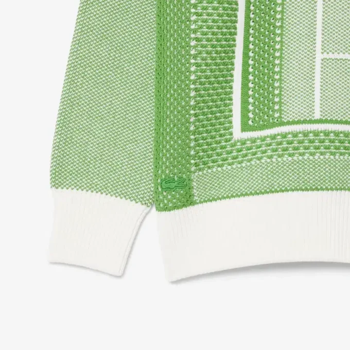 Tröja med tennisbanemotiv Tröja med tennisbanemotiv