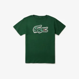 Tryckt bomullst-shirt