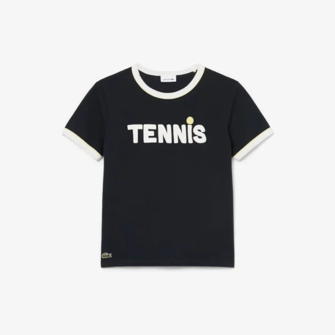 Tryckt bomullst-shirt