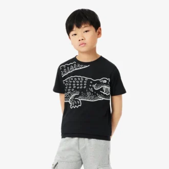 Tryckt bomullst-shirt