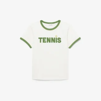 Tryckt bomullst-shirt