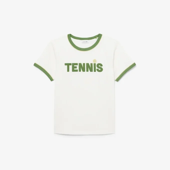 Tryckt bomullst-shirt