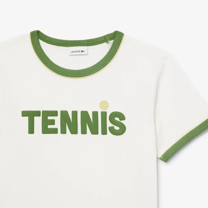 Tryckt bomullst-shirt
