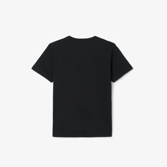 Tryckt bomullst-shirt Tryckt bomullst-shirt