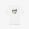 Tryckt bomullst-shirt Tryckt bomullst-shirt