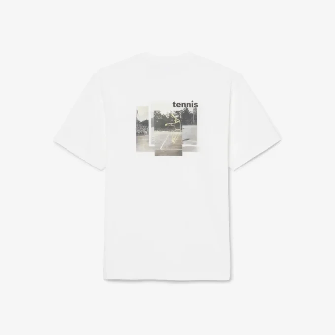 Tryckt bomullst-shirt Tryckt bomullst-shirt