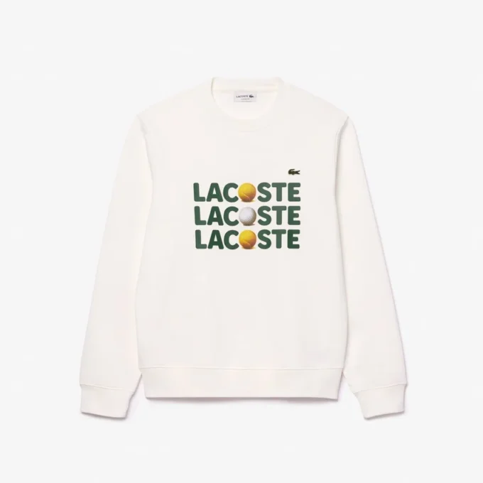 Tryckt fleecesweatshirt för herr Tryckt fleecesweatshirt för herr