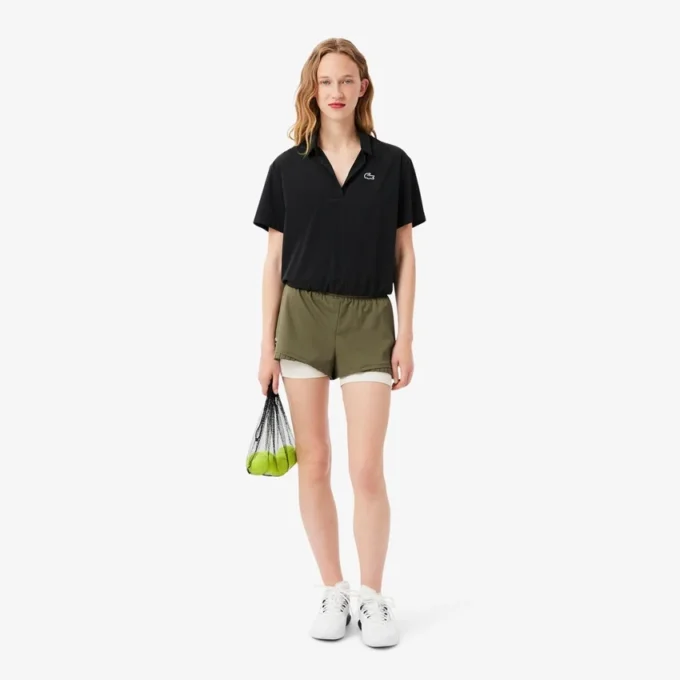 Ultra Dry-fodrade tennisshorts för dam