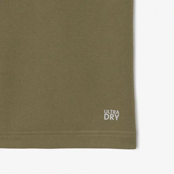 Ultra Dry-pikétröja för herr med märkesränder Ultra Dry-pikétröja för herr med märkesränder