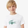 Ultra Dry-sport-T-shirt med tryck för pojkar Ultra Dry-sport-T-shirt med tryck för pojkar