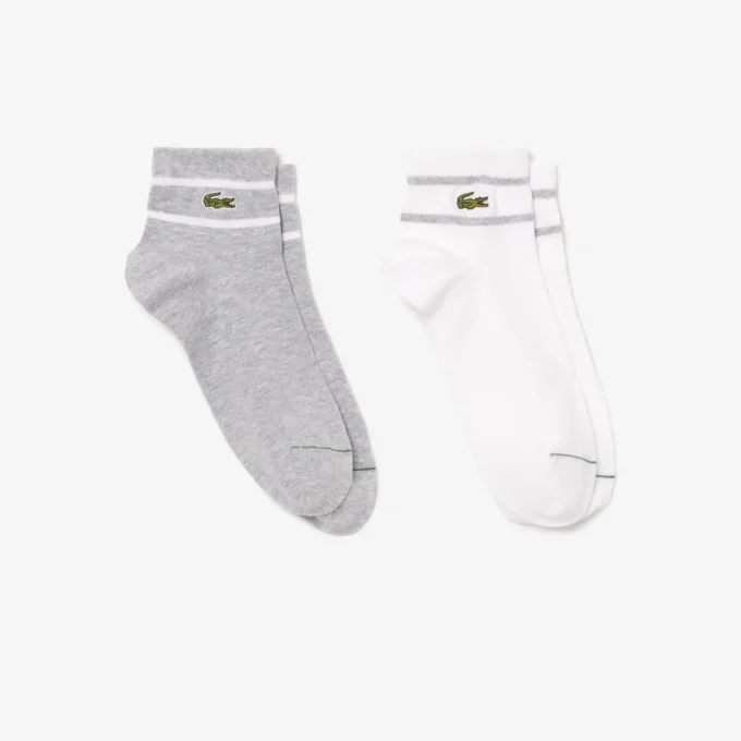Unisex 2-pack randiga strumpor