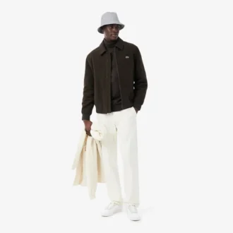 Unisex bucket hat i bomull med dubbelsidig rutmönster