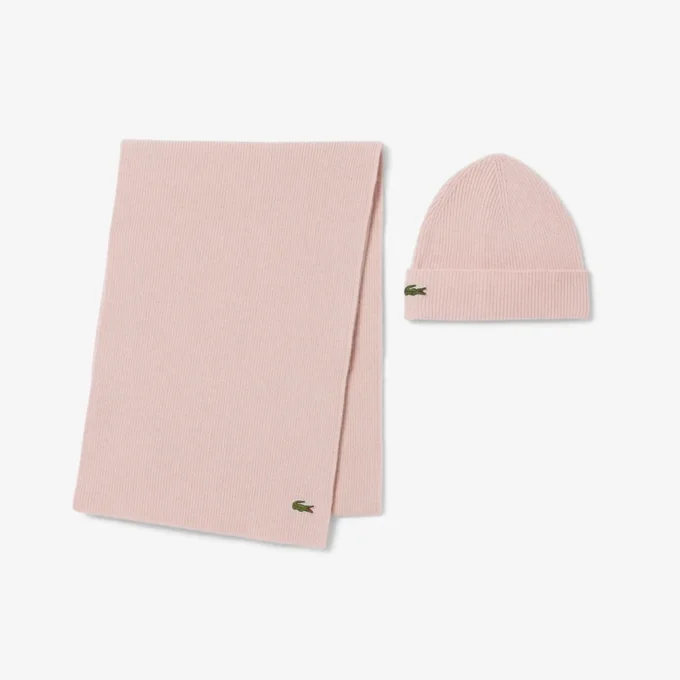 Unisex-gåvoset med ullhalsduk och mössa Unisex-gåvoset med ullhalsduk och mössa