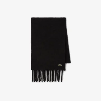 Unisex-halsduk i alpackaull med fransar Unisex-halsduk i alpackaull med fransar